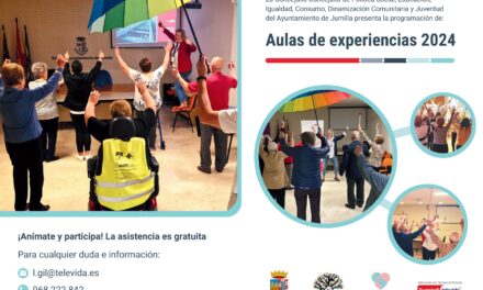 Las Aulas de Experiencias llegan para potenciar el envejecimiento activo y saludable