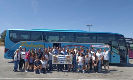 Los Amigos del Real Madrid de Jumilla, en el partido despedida de Toni Kroos