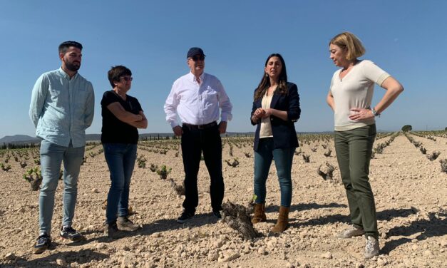 Nicolás Pascual de la Parte, de visita en Jumilla: “La sequía debería ser un criterio para asignar más fondos”
