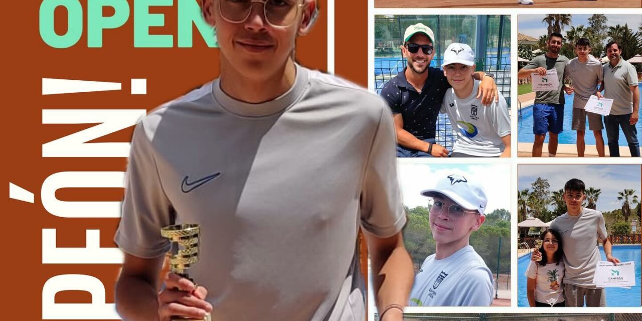 Alejandro Fernández, campeón del Torneo Regional de Tenis Amateur