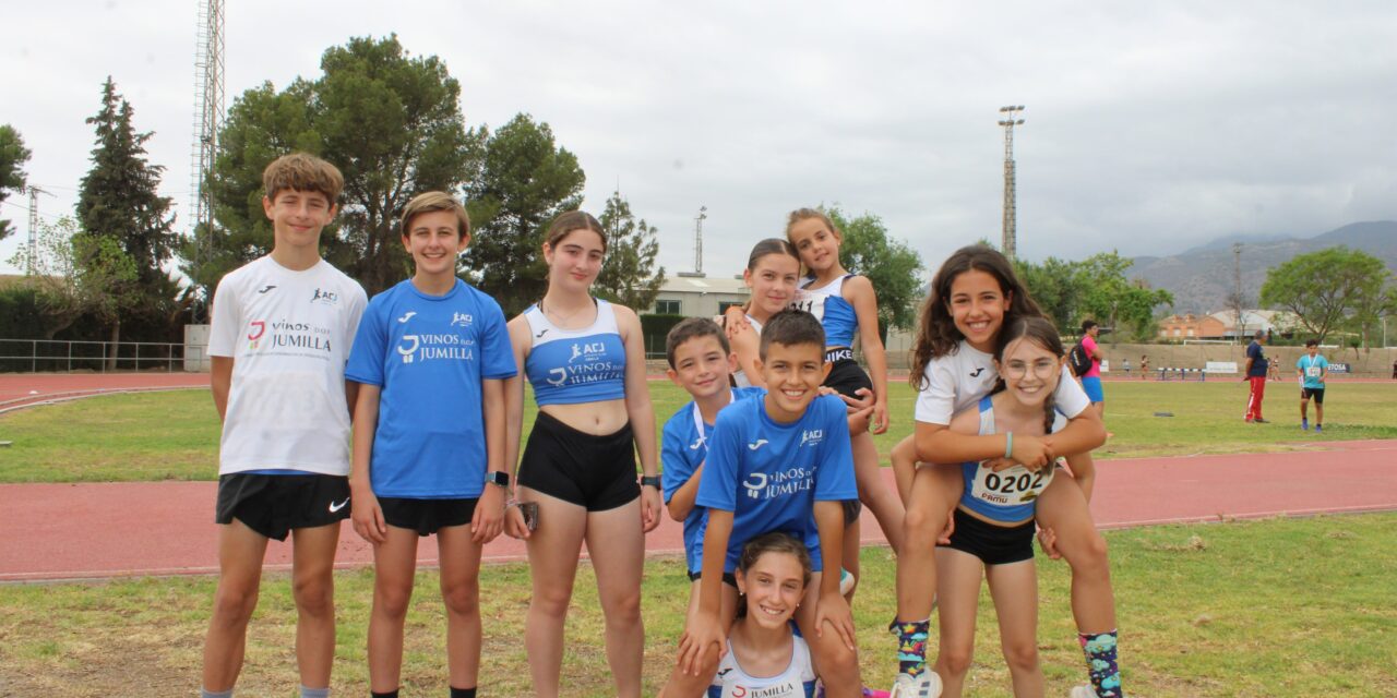 Siete medallas para los jumillanos en los Campeonatos Regionales Sub-10, 12 y 14