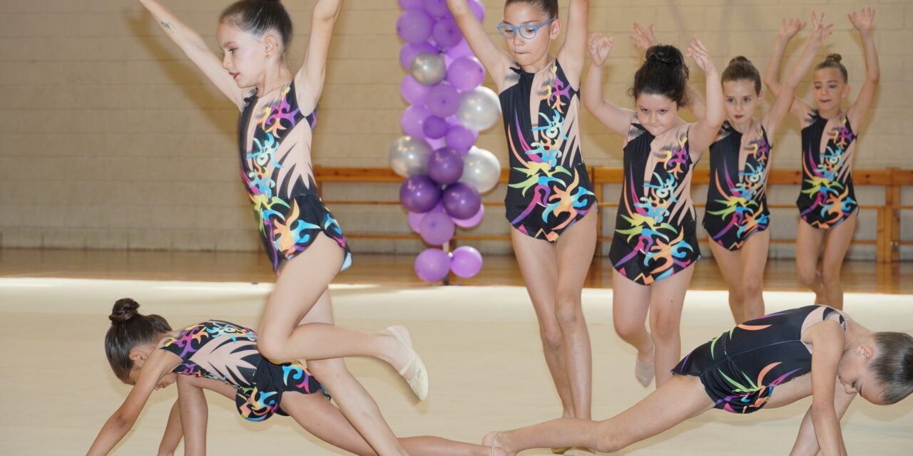 El Club Gimnasia Rítmica finaliza el curso con una exhibición solidaria