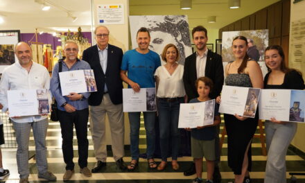 Mar Bleda y Antonio Jesús Bleda ganadores del concurso de fotos Padre Oliver, en las categorías Joven y Veterano