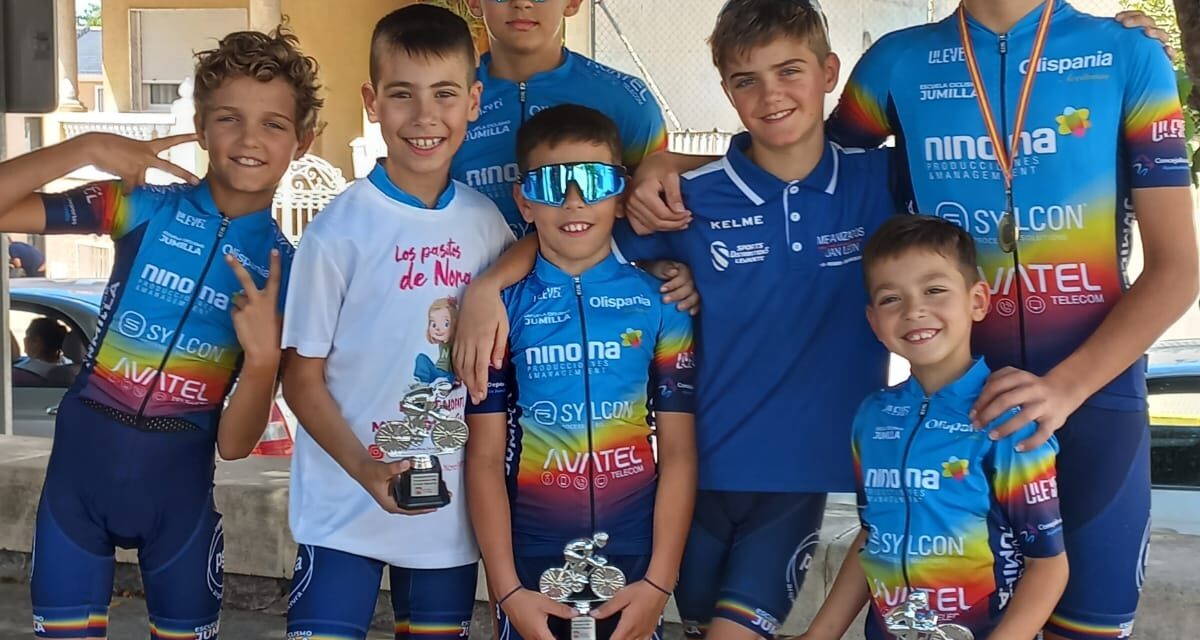 Edu Morcillo y Sergio García, de la Escuela de Ciclismo, 1º y 2º en Lorquí