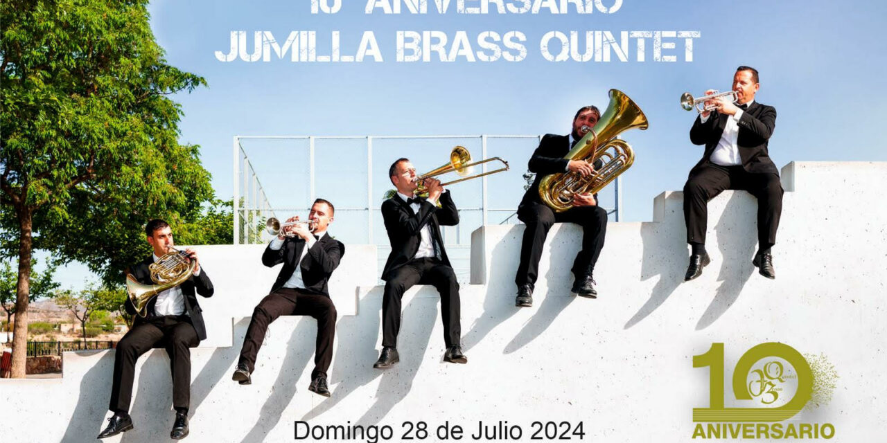 Jumilla Brass Quintet celebra su décimo aniversario con un concierto el domingo en Bodegas Silvano