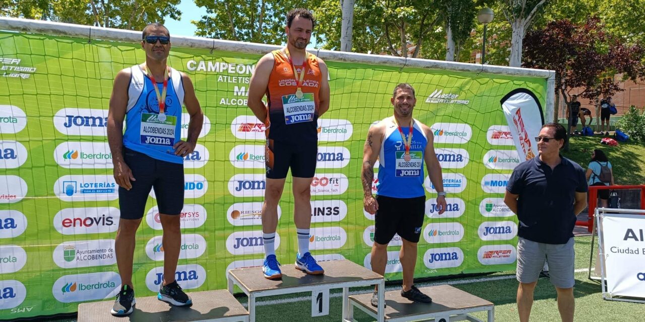 Alex Barrón, subcampeón de España en lanzamiento de Peso y de Disco