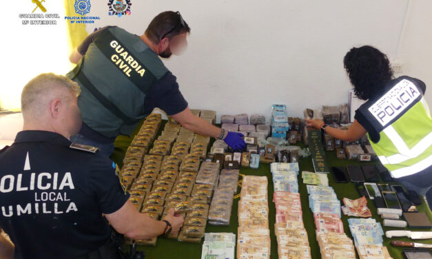 Desarticulada en Jumilla una organización criminal por venta y tráfico de drogas
