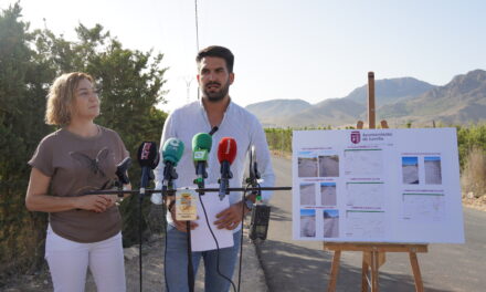 El Ayuntamiento asfalta 14 Km de los caminos rurales de Alberciales, Dehesilla, Almansa y Albatana