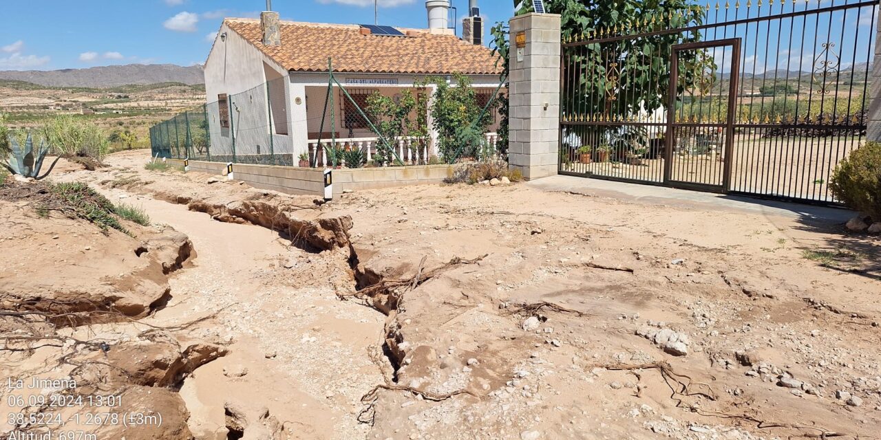 Un informe de la Policía Local solicita la declaración de zona catastrófica para Jumilla por las inundaciones