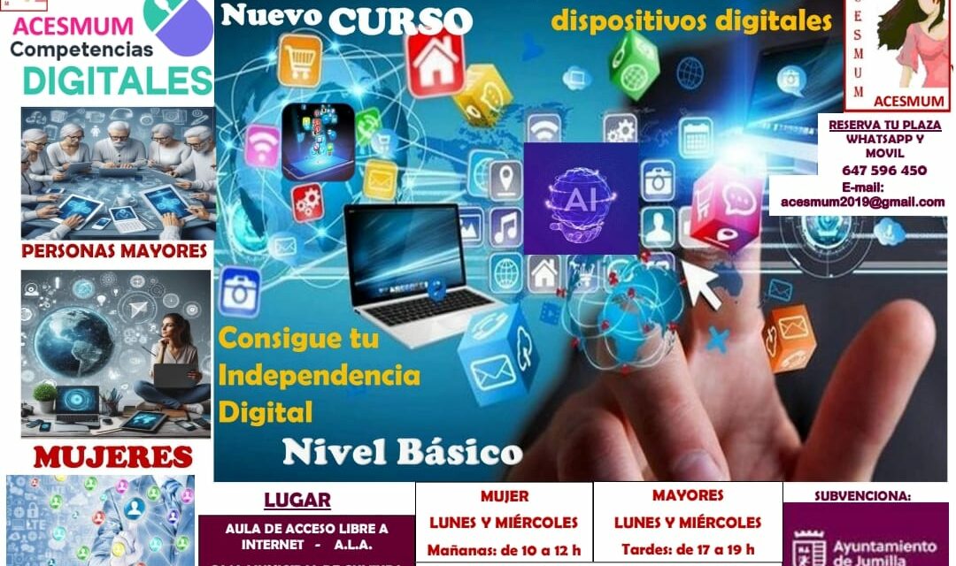 ACESMUM prepara un taller de Arteterapia, y un curso de nivel básico de Competencias Digitales