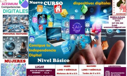 ACESMUM prepara un taller de Arteterapia, y un curso de nivel básico de Competencias Digitales