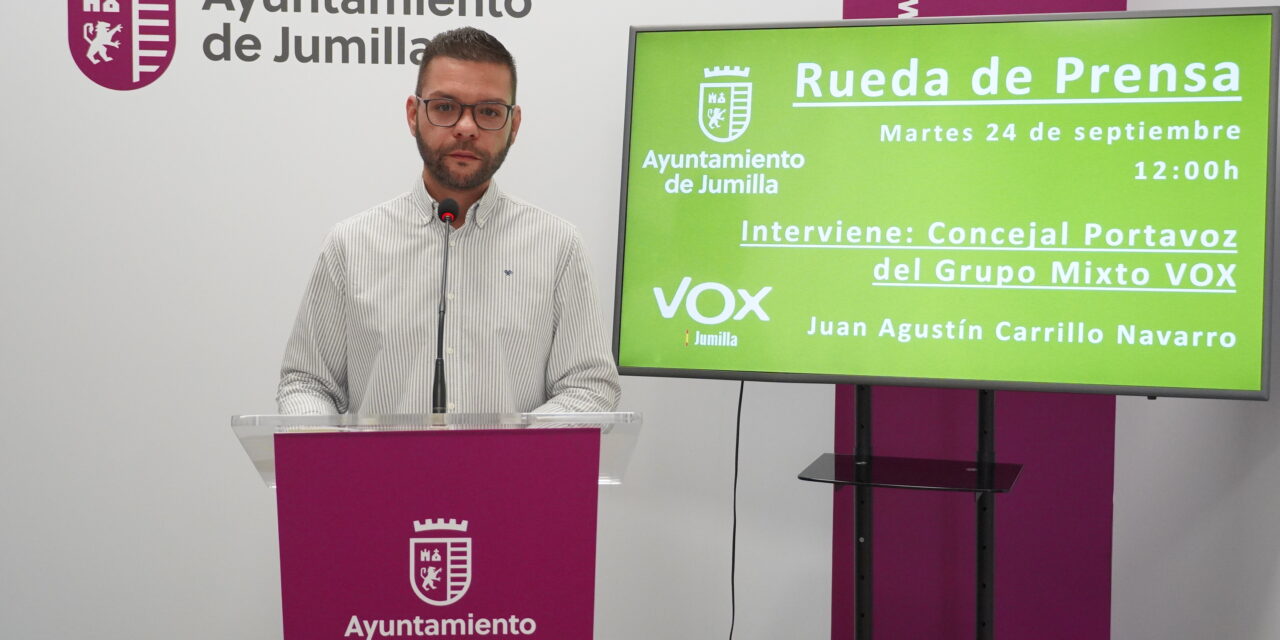 Vox pedirá en el pleno que se dé cuenta del estado de las mociones