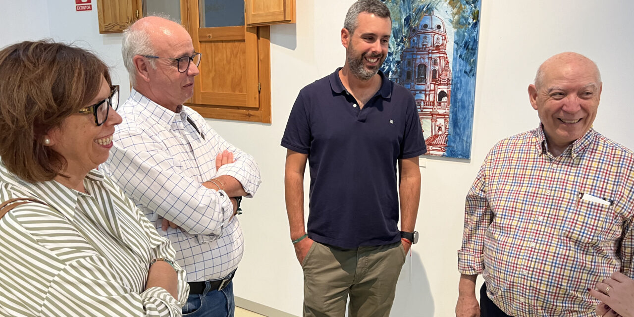 El Museo del Vino acoge una muestra de obras de José Meseguer sobre la catedral de Murcia