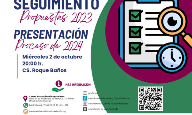 Los Presupuestos Participativos, arrancan este miércoles