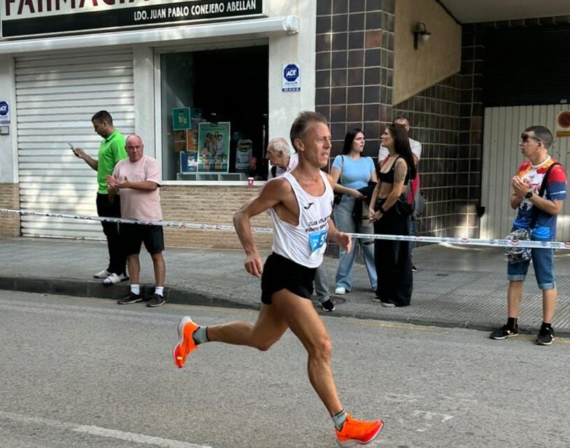 Monreal, subcampeón regional máster 50, en los 10K de Cabezo de Torres