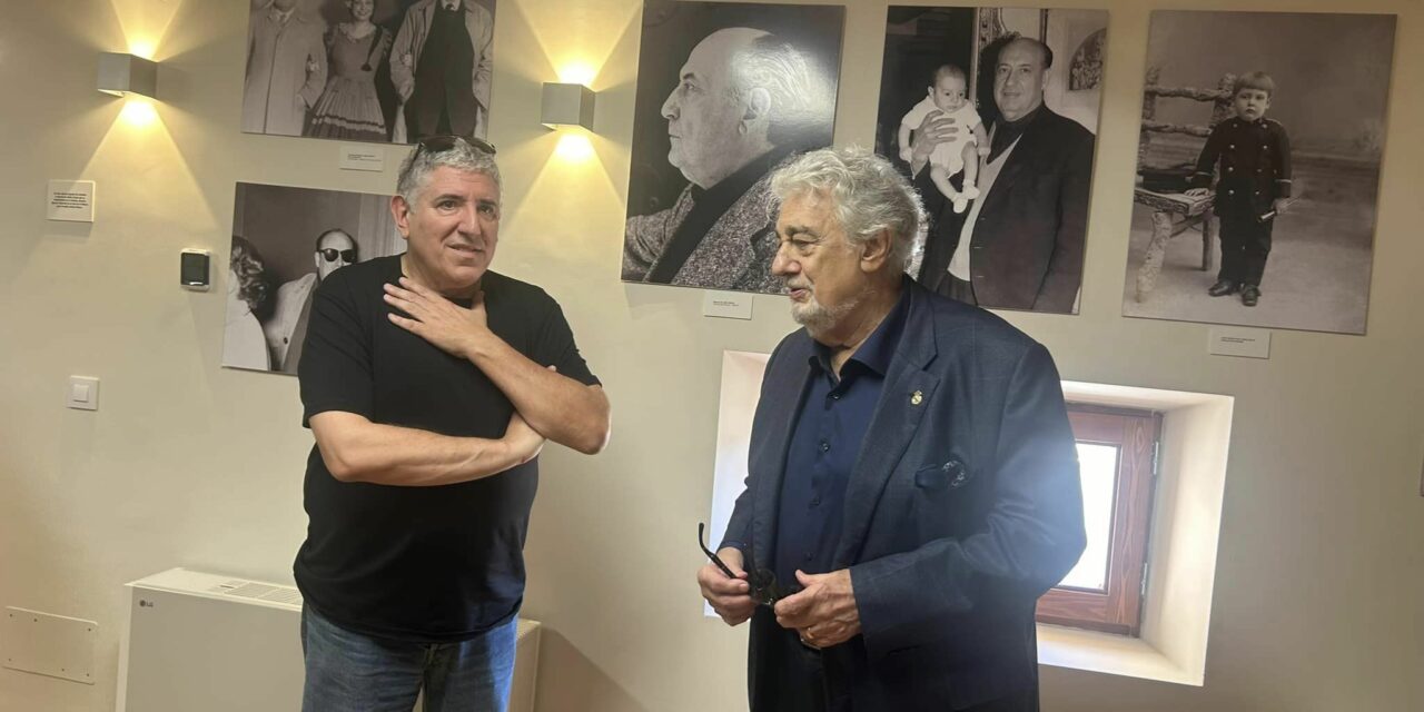 Plácido Domingo visitó Jumilla, tras su actuación en el Víctor Villegas