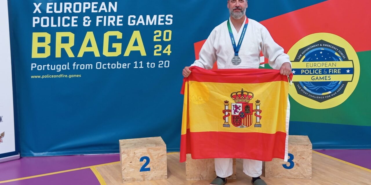 Antonio Guardiola consigue plata en judo en los Europeos de Policías y Bomberos