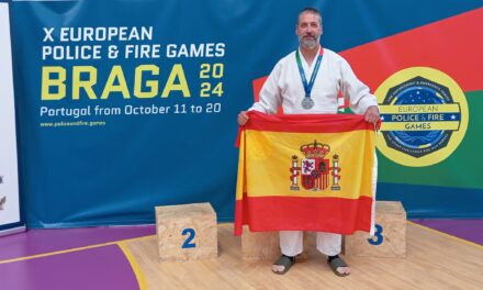 Antonio Guardiola consigue plata en judo en los Europeos de Policías y Bomberos