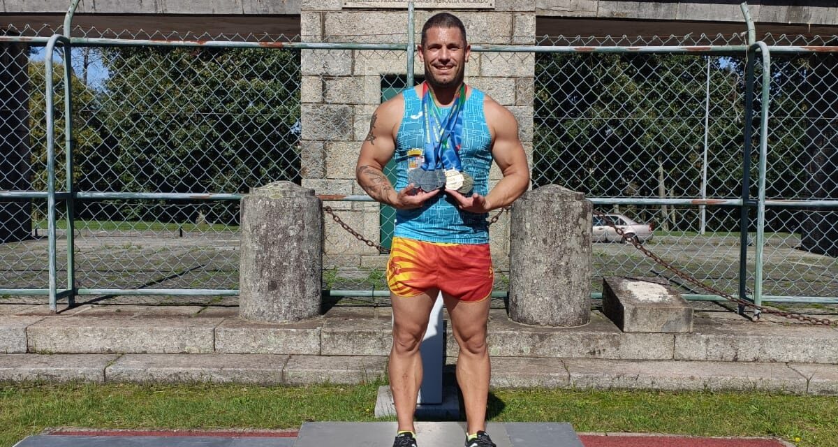 Alex Barrón gana seis medallas en los Juegos Europeos de Policías