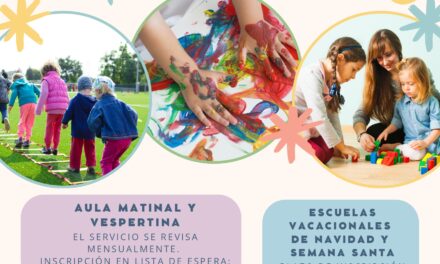 Abiertas las inscripciones para las aulas de Navidad y Semana Santa para menores de 3 a 10 años