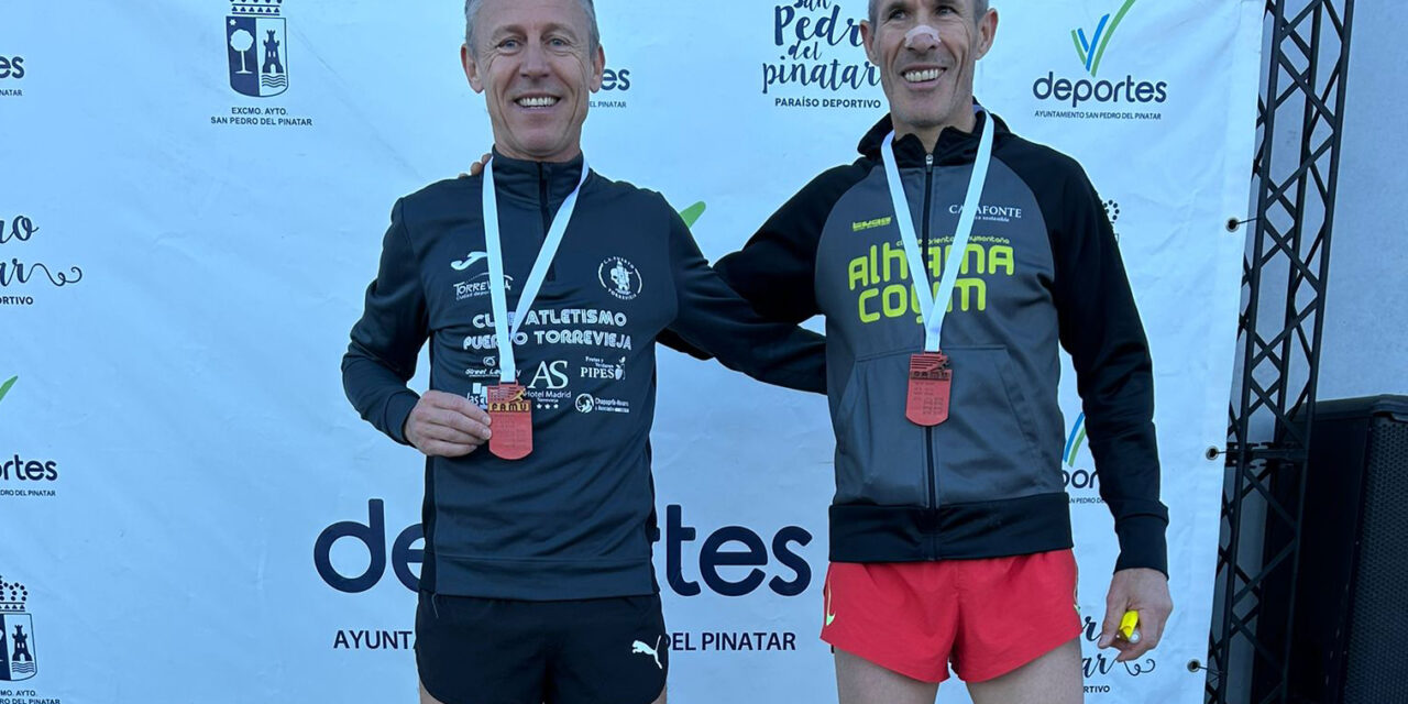 José Luis Monreal, campeón M50 en el Regional Cross y Campo a Través celebrado en San Pedro del Pinatar