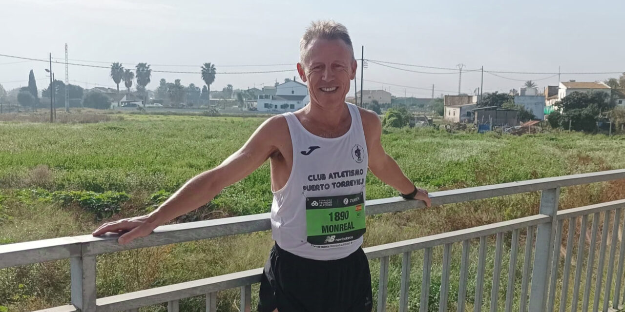 José Luis Monreal, en la Maratón de Valencia