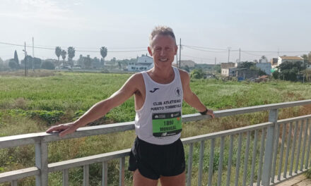 José Luis Monreal, en la Maratón de Valencia