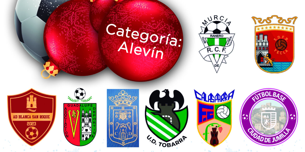 Once equipos alevines disputan este sábado el Torneo de Navidad del FB Ciudad de Jumilla