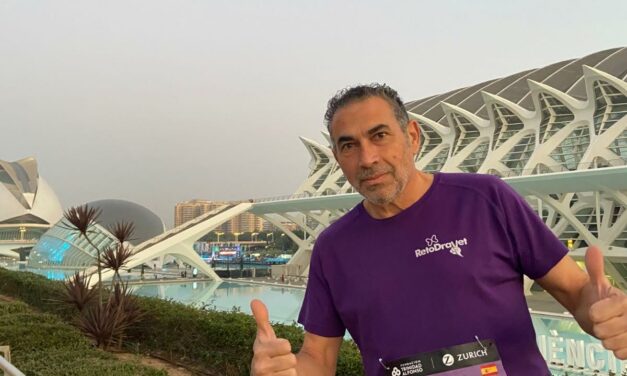 Pedro José Jiménez, con 53 años, se marca, en Valencia, su 18ª maratón