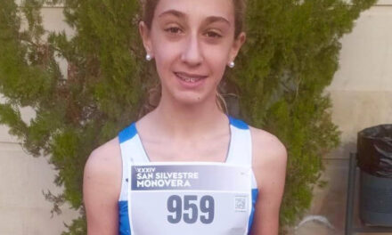 Laura López consigue la quinta plaza sub-14 en la San Silvestre Monovera