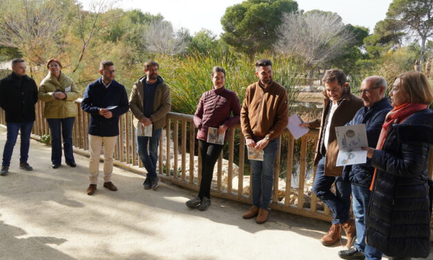 Autoridades locales conocen los proyectos de biodiversidad de Beniel y de Rojales