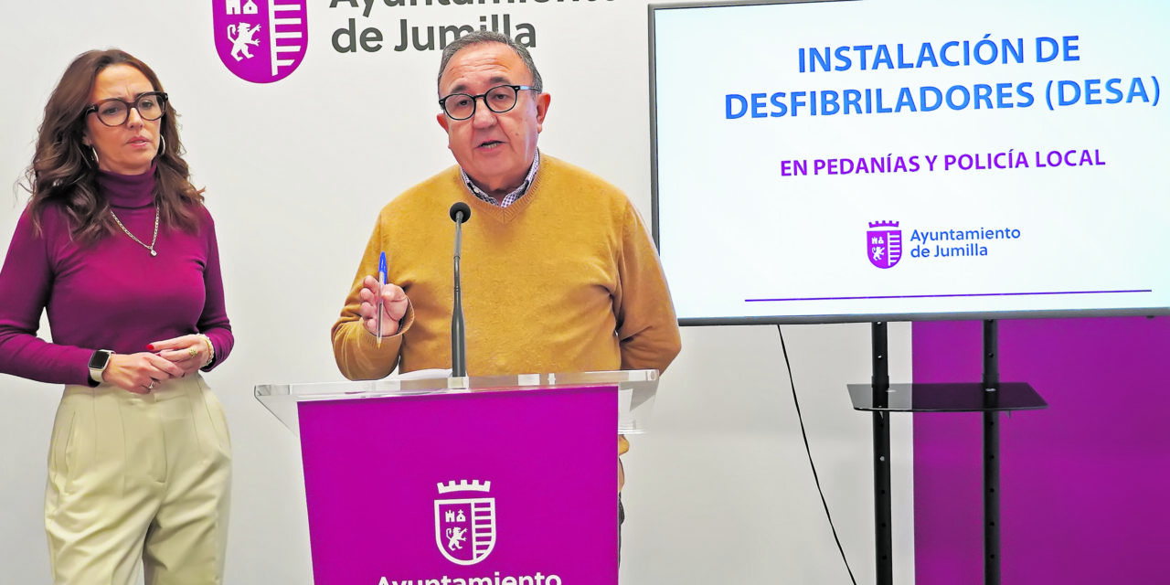 Jumilla cuenta con 21 desfibriladores en edificios, locales y en ocho pedanías