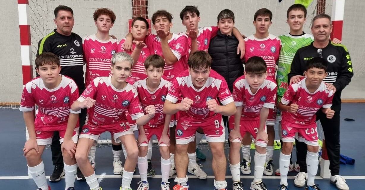 El Cadete B de la EFS Jumilla vence 2-4 a PR7 y cierra la primera vuelta en lo más alto