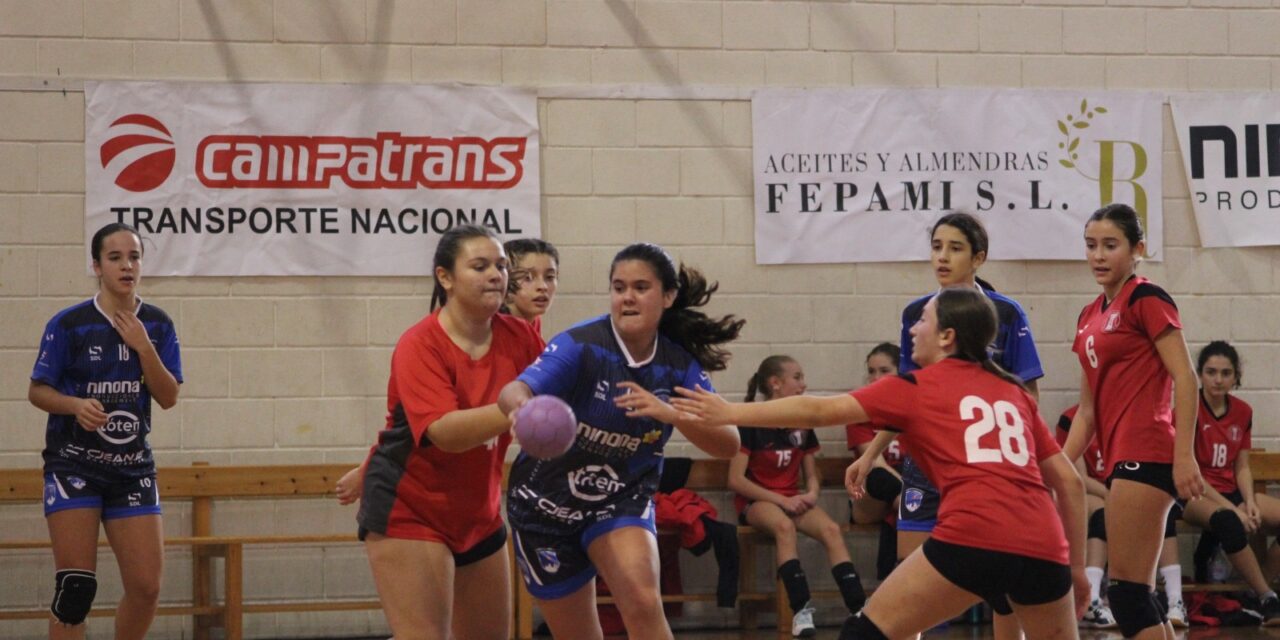 Tres victorias y un empate para las bases del Balonmano Jumilla