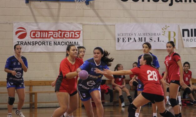 Tres victorias y un empate para las bases del Balonmano Jumilla