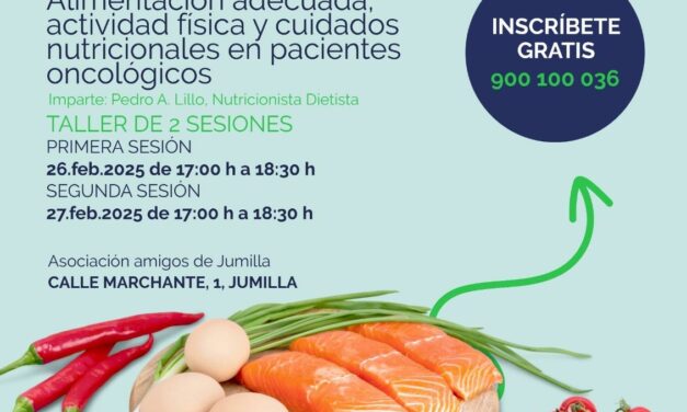 Programado un taller de nutrición para pacientes oncológicos