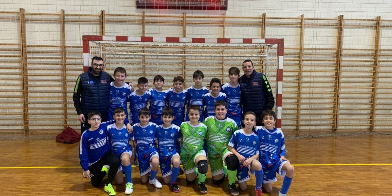 El EFS Jumilla de División de Honor Alevín rompe su racha y sale de la zona baja