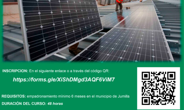 Green Power y el Ayuntamiento ofertan un curso formativo gratuito sobre montaje de paneles solares