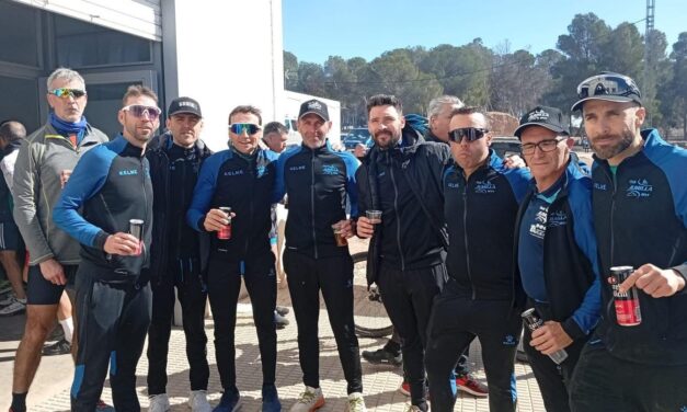 Una veintena de bikers jumillanos completan la Marcha BTT de Tobarra