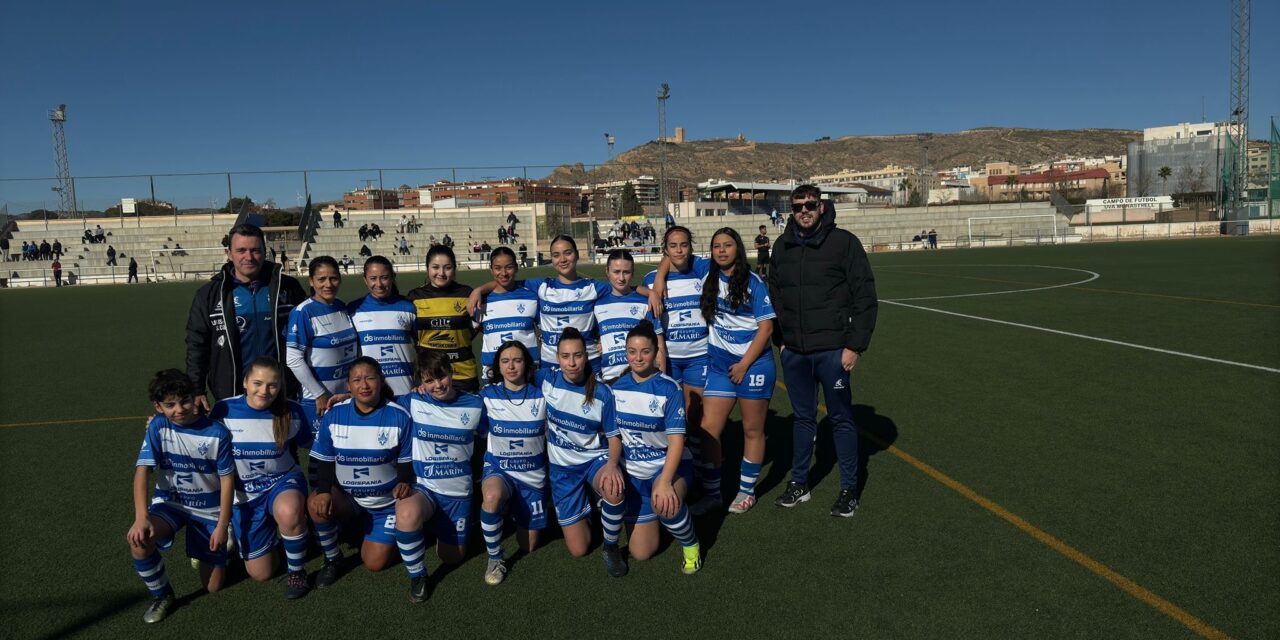 Gran partido y empate del Jumilla Femenino frente al poderoso Calasparra con hat trick de Inés (3-3)