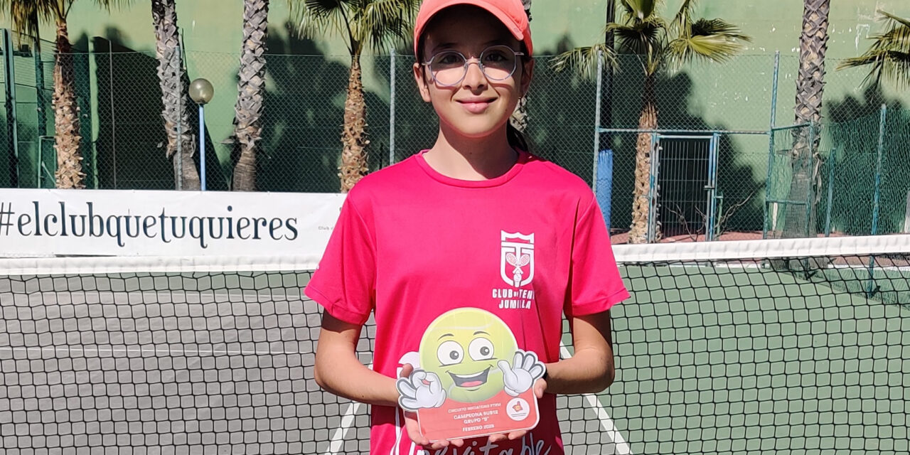 Irene Fernández Carrión se proclama campeona sub-12 femenina del Circuito Iniciatenis