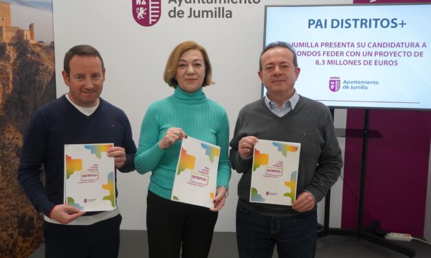 Jumilla, candidata a los fondos FEDER con un proyecto de 8,3 millones de euros