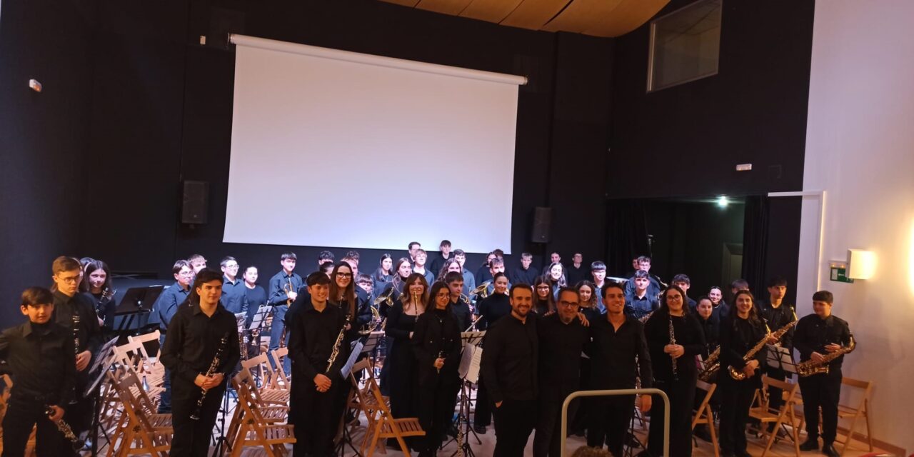 ‘Variado y emocionante’ repertorio en el concierto de banda del conservatorio