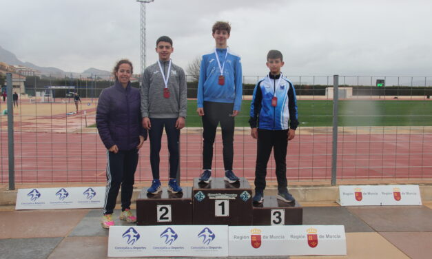 Cuatro medallas para el Athletic Club en el Regional Sub-14 y Sub-16 de Jumilla