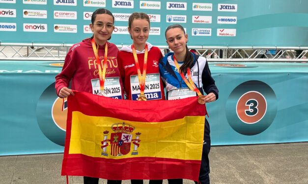 Alegría en forma de plata para María Jesús Sánchez en el Nacional de Marcha en Ruta