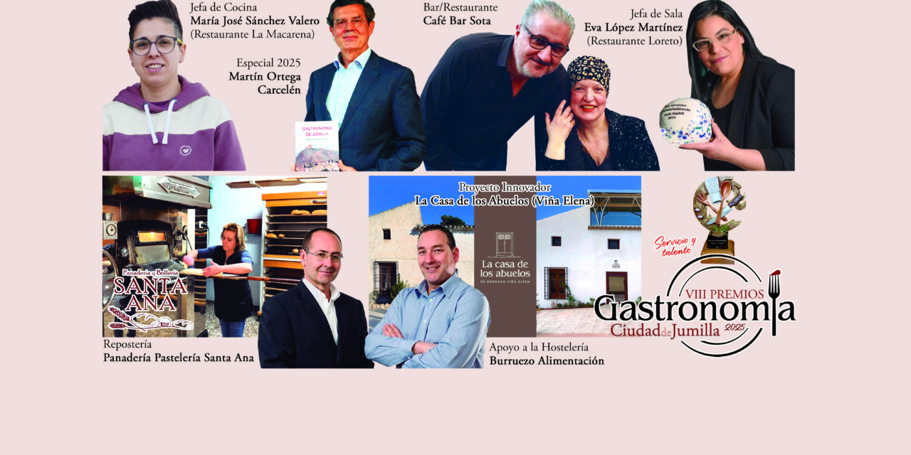 Los Premios de la Gastronomía Ciudad de Jumilla 2025 ya tienen nombre propio en las 7 categorías