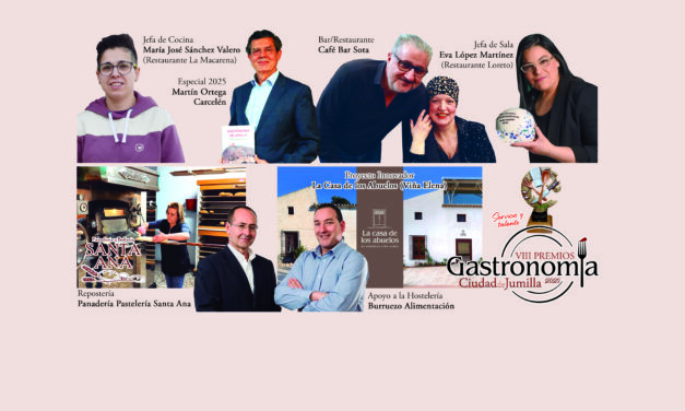 Los Premios de la Gastronomía Ciudad de Jumilla 2025 ya tienen nombre propio en las 7 categorías
