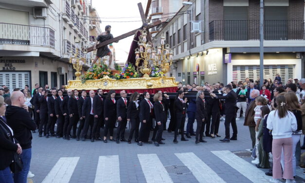 Las imágenes de San Juan y el Cristo de la Misericordia ya reposan en el Pósito hasta la llegada de las procesiones