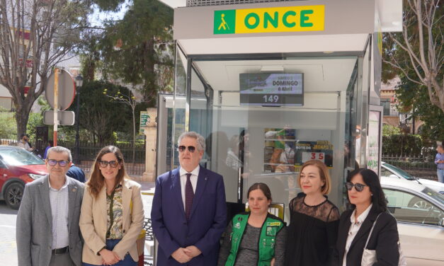 La ONCE moderniza sus quioscos instalados en varios puntos de Jumilla