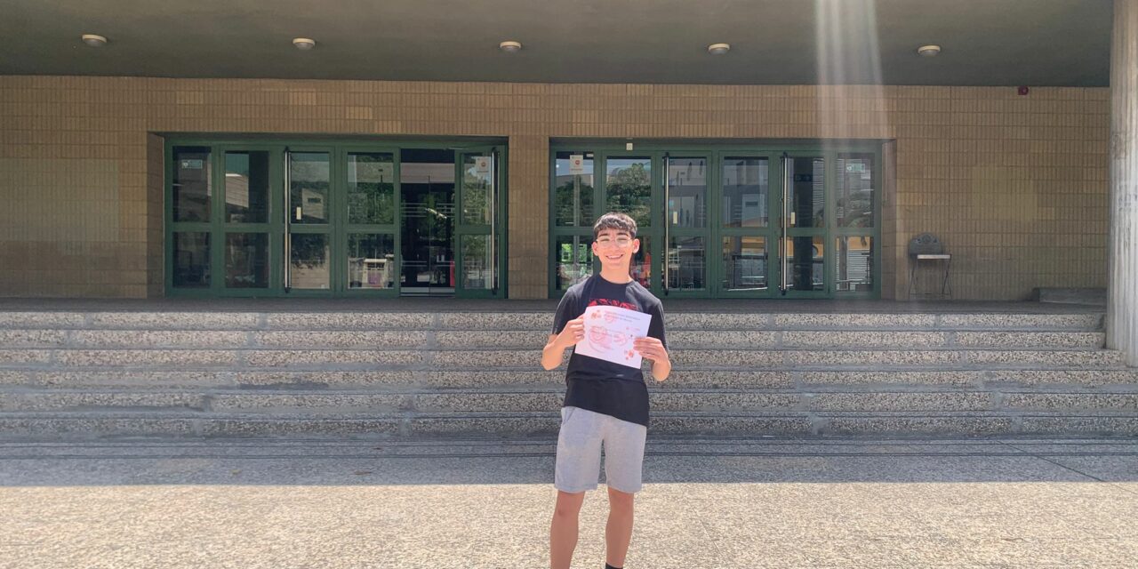 Francisco Martínez representará a la Región de Murcia en la XXXV Olimpiada Matemática Nacional
